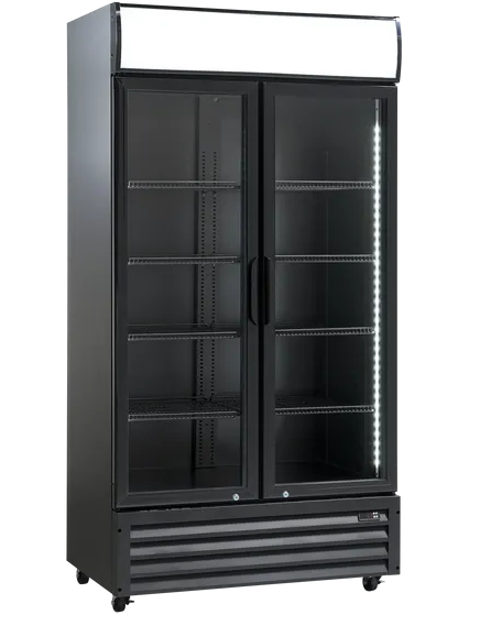 ScanDomestic SD 802 BHE Displaykabinet til køleskab 660 L Fritstående D ScanDomestic SD 802 BHE Displaykabinet til køleskab 660 L Fritstående D